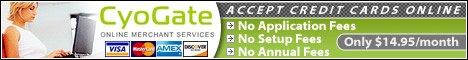 Accept Credit Cards Online with CyoGate Low Cost Merchant Account Services & Internet Payment Gateway!